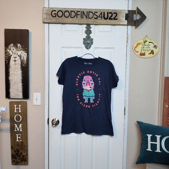 Rick and Morty Tops - Rick and Morty Glootie Ootie Oo! Women's T-Shirt - BoxLunch Exclusive 2X